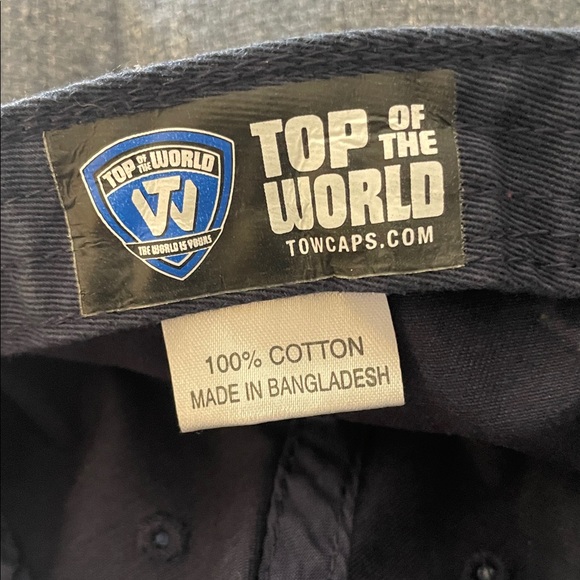 Top of the World Black Hat with Yellow M Logo - Picture 4 of 4